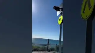 Breathtaking scenic view of Semaphore beach, south Australia 