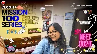 #mission100 series🦄🧿|#VLOG -17🩺|#neet#study#motivation#physicswallah#viral#trending #youtubeindia