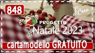 848 🎀 delizioso PROGETTO NATALIZIO facile facile @elicrea cucito creativo natale 2023