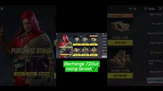 Recharge UC using Gcash💰Magrecharge na kyo 100% rebate kapag nag elite pass #pubgmobile #ucpurchase