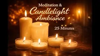 Just Candlelight Meditation (No Music, No Talking) | 25 Minutes of Calm