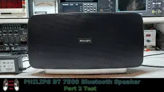 PHILIPS BT 7500 Bluetooth Speaker (2014) Part 2 Test ●