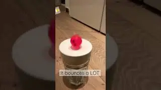 Worlds bounciest surface #balloon #bouncyball #bouncy #fortnite
