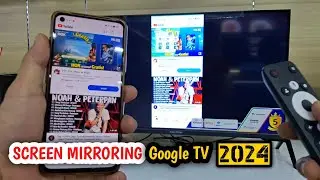 Cara Screen Mirroring Layar Hp Di Google TV Polytron PLD 32RG9059 & PLD 43RG9059