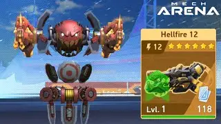 The Ultimate Hellfire Upgrade: Surge with Hellfire 12 Gameplay - Mech Arena