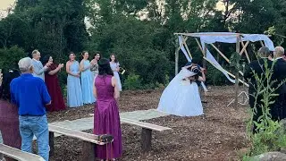 CASAMENTO AO AR LIVRE DE MAURÍCIO E KEILA FOI LINDO! EMOCIONANTE!