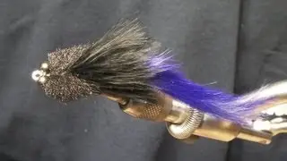 Black and Purple Tarpon Toad - Top Tarpon Fly