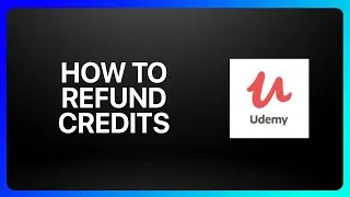 How To Refund Udemy Credits Tutorial