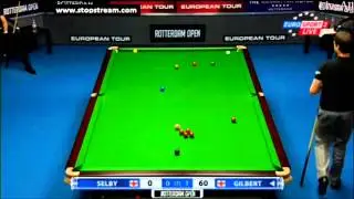 Mark Selby vs David Gilbert - 2013 Rotterdam Open -  Frame 2