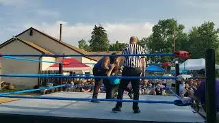 June 7, 2025 - Minnesota Independent Wrestling's Battle Cage, I battled the Monster Kingpin!