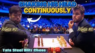 Hikaru Nakamura VS Magnus Carlsen || Tata Steel Blitz Chess 2019, Round 12