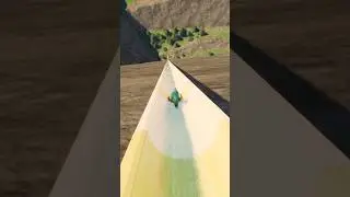 Pinball into the pool - planet coaster 2 #waterslide #crash #funny #waterpark #fast