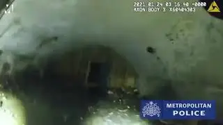 Video Police break up illegal rave in Hackney railway arch