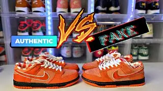 НАСТОЯЩИЕ ПРОТИВ ПОДДЕЛОК NIKE SB DUNK LOW CONCEPTS ОРАНЖЕВЫЙ ЛОБСТЕР | НЕ ПОЗВОЛЯЙТЕ СЕБЕ ОБМАНУ...