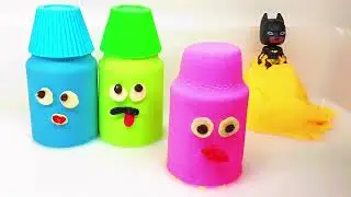 cartoons for kids, kinetic sand | learn colours | super hero | 아이들을 위한 만화