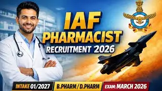IAF Pharmacist Recruitment 2026 | B.Pharm / D.Pharm | Pharmaking Family