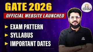 🚀 GATE 2026 Official Website Launched by IIT Guwahati | Syllabus, Exam Dates & Pattern Out #gate2026