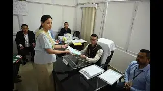 NPP Gambegre By-Poll Candidate Dr. Mehtab Chandee A Sangma files nomination in Tura