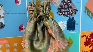 Waste fabric se potali bag ✂️ | Silaii Bunaii | Best reuse idea