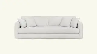 Canap&eacute; tissu beige ivoire collection Denver