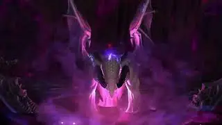 2025-12-16 FFXIV: Gridania hroth conjurer (lvl 22 vs. spooky mask)