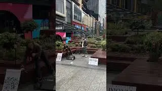 Surprise Visit From Teddy Swims While Busking