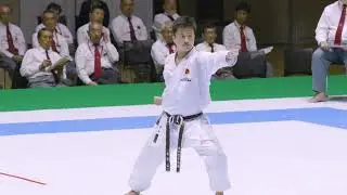 優勝 栗原 秀元選手 五十四歩小 第67回全国空手道選手権大会