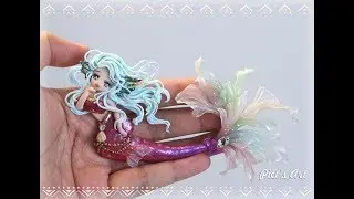Speed Tutorial-DIY Red Pearl Mermaid