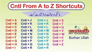 Ms Word A to Z Shortcut Key in ms word | All Shortcut key in ms word | Ms Word all Shortcut Key ||