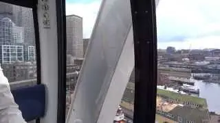 Ascending in Seattle's Ferris Wheel