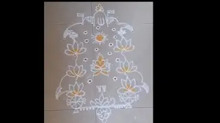 ratham muggu 🌺 radhasapthami rangoli 🌸