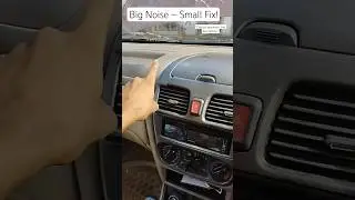Solved a Small Issue That Was Causing Big Noise | Car Repair Tip#nissan