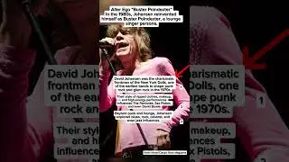 ‼️DAVID JOHANSEN: ROCK LEGEND