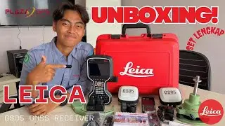 UNBOXING LEICA GS05 GNSS RECEIVER - INDONESIA