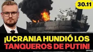 &iexcl;Incre&iacute;ble! Ucrania hunde dos petroleros rusos en el mar Negro
