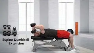 How to do a Supine Dumbbell Extension