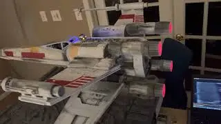 1:12 scale 3D printed animated x-wing wip