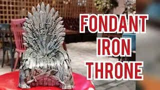 IRON THRONE Cake | Sword | GAME OF THRONES Fondant | Step by Step Tutorial | Heart on Flour | Ideas