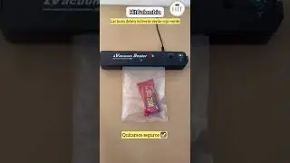 Como usar selladora de bolsas al vacio