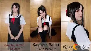 Cosplay & Wig Review: Kaguya Shinomiya (Kaguya-sama Love is war) from Rolecosplay