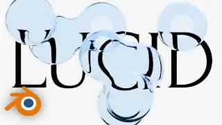 Moving transparent water droplet [Blender Tutorial]