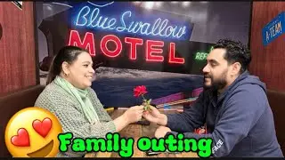 Family outing day || khana or dessert family ke sath || Urdu & punjabi