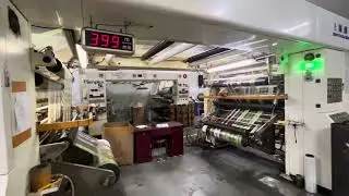 Zhou Tai solventless lamination machines running test （1300mm)