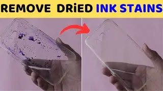 How to Remove Dried Ink Stains from Phone Case and Covers and Get it Looking Like New.