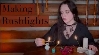 Making Rushlights : the most ghostly of ancient lighting methods &bull;*&bull;