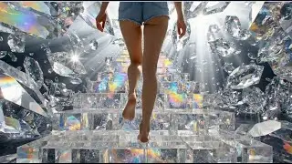 ASMR Staircase Walk ✨ Barefoot Up Fantasy Stairs | Satisfying No Music