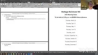 Heritage Richmond Hill - Tuesday, February 28, 2023 - 7:00 p.m. - City of Richmond Hill