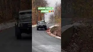 🤯 OffRoad Police in Rom&acirc;nia 🇷🇴😱 #offroad #nissanpatrol #police #romania