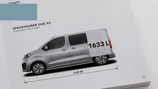 Citro&euml;n SpaceTourer: 3 taglie: XS, M, XL