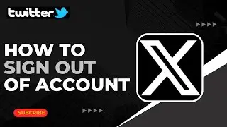 How to Sign Out Twitter Account !